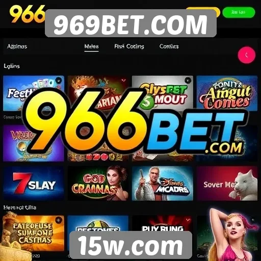 A variedade de jogos disponíveis no 969BET.COM